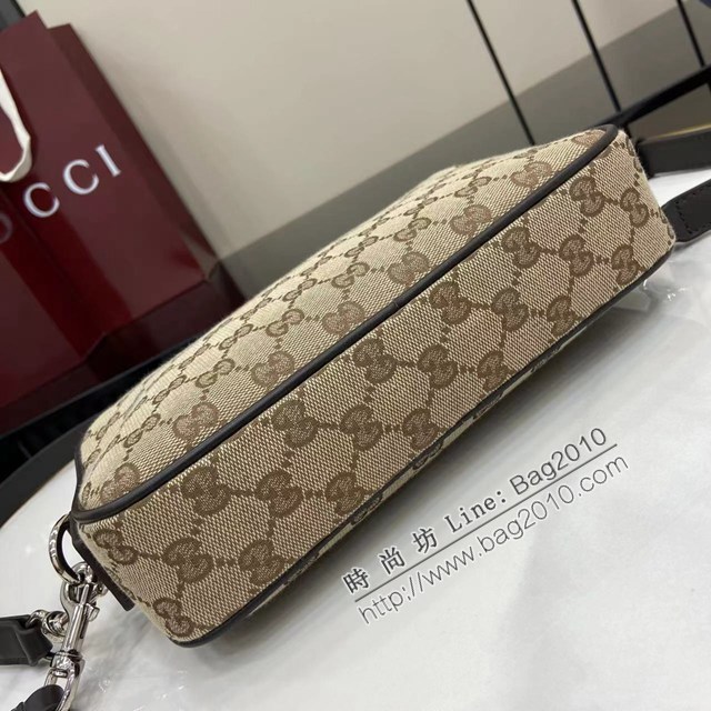 Gucci專櫃古馳最新款小號男士單肩斜挎包 jh2952型號：834802